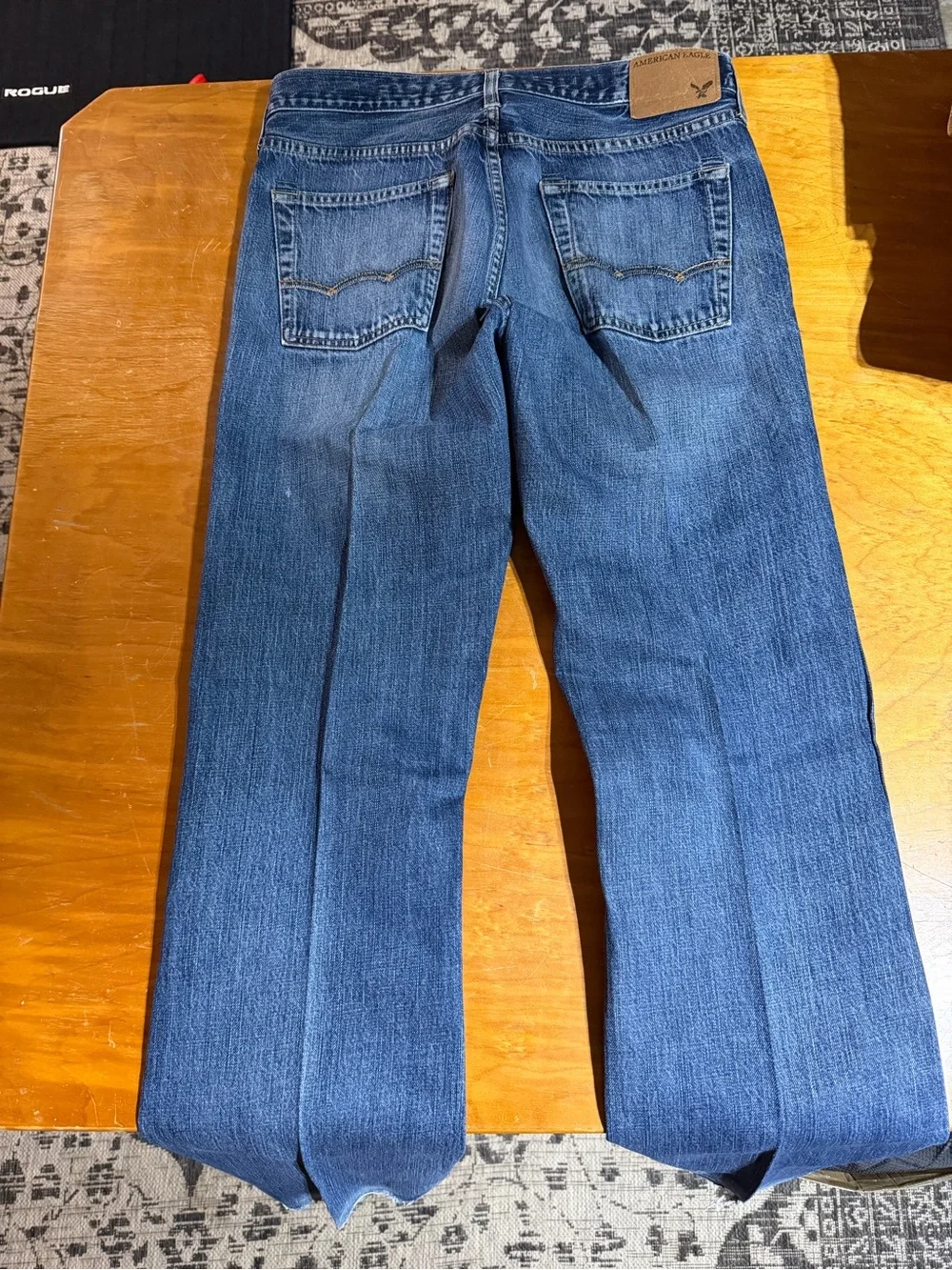 American Eagle Outfitters Men's Blue Bootcut Jeans 32x34